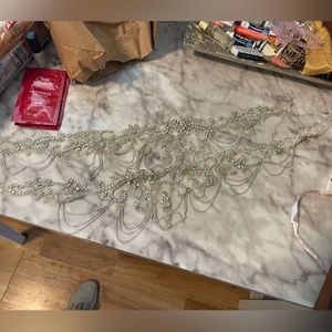 Beaded and jeweled sleeves